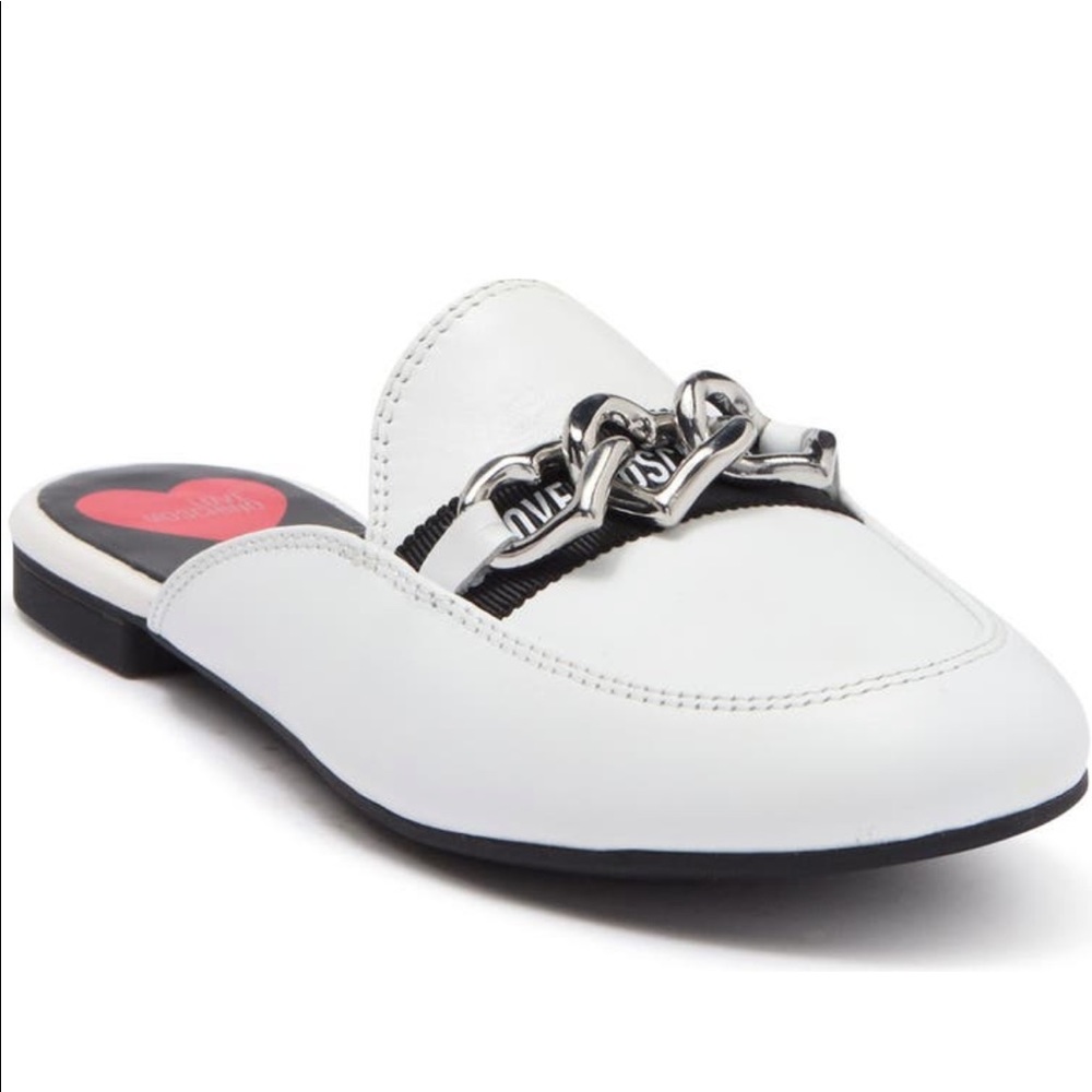 Love Moschino leather mules, US size 8, EU size 40